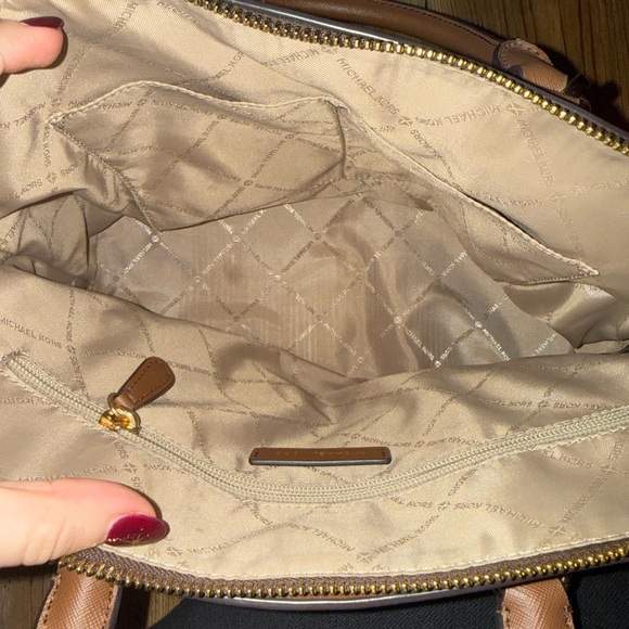 Michael Kors Dark Brown Satchel - Picture 3 of 5